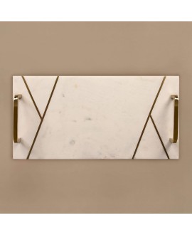 Plain Marble Tray - Large