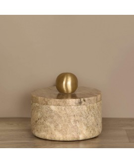 Box with Brass Knob - Small