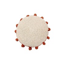 Washable Cushion Circle Terracota