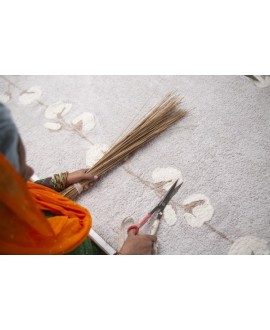 Washable Rug Cotton Bolls