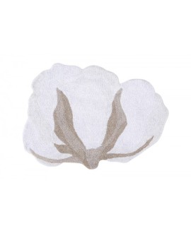 Washable Rug Cotton Flower