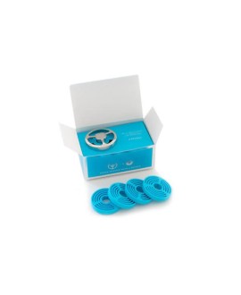 Blue Azure Car Dispenser & 4 Refills