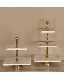 Marble Cake Stand  - Large
