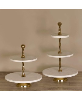 Marble Cake Stand 