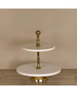 Marble Cake Stand 