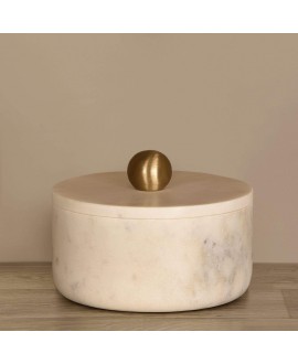 Box with Brass Knob - Large