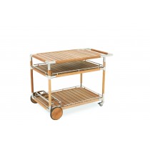 Marina Teak Drinks Trolley