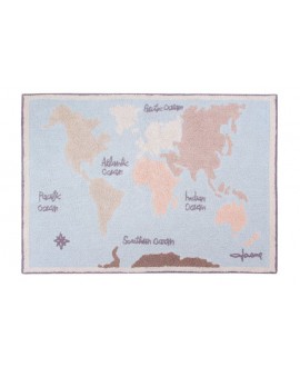 Vintage Map Rug