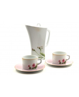 Floral rose  tea set