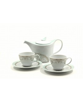 Heart Blue tea set