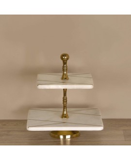 Marble Cake Stand  - Small