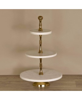 Marble Cake Stand 