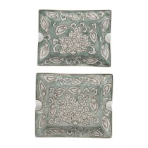 طقم طفايه سجائر x2