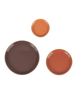 طقم اطباق x3